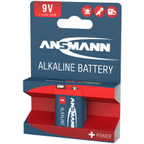 ANSMANN Alkaline "RED" Batterie, 9V E-Block