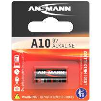 ANSMANN Alkaline Batterie A10, 9 Volt, 1er Blister