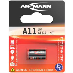 ANSMANN Alkaline Batterie A11, 6 Volt, 1er Blister