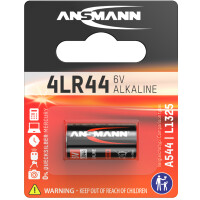 ANSMANN Alkaline Batterie 4LR44, 6 Volt, 1er Blister