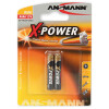 ANSMANN Alkaline Batterie "X-POWER" AAAA, 2er Blister