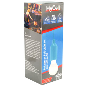 ANSMANN HyCell LED-Leselampe "Pull-Light PL1W", blau