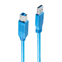 shiverpeaks BASIC-S USB 3.0 Kabel, A-Stecker - B-Stecker