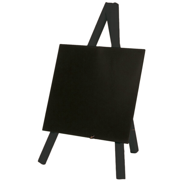 Securit Tisch-Kreidetafel MINI mit Staffelei, schwarz