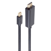 shiverpeaks BASIC-S Mini DisplayPort - HDMI Kabel, 2,0 m