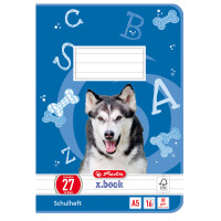 herlitz Schulheft x.book, DIN A5, Lineatur 4 liniert