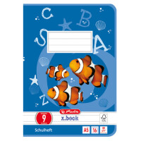 herlitz Schulheft x.book, DIN A5, Lineatur 6 blanko