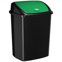 CEP Abfallbehälter ROSSIGNOL, mit Einwurfklappe, 50 Liter