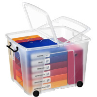 CEP Aufbewahrungsbox strata, 24 Liter, transparent