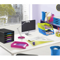 CEP Schubladenbox GLOSS, 4 Schübe, blau