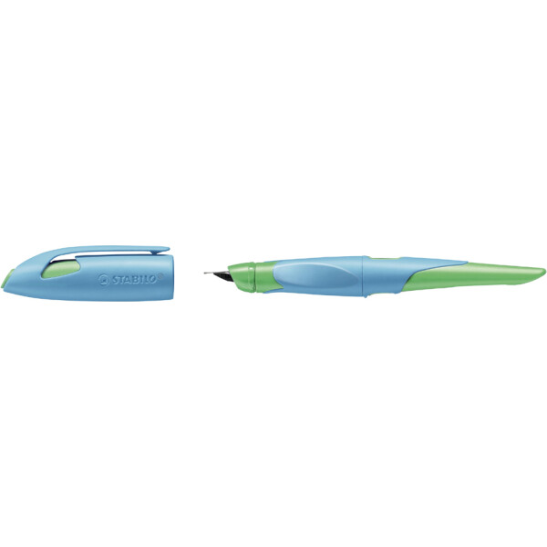 STABILO Füllhalter EASYbirdy L, Linkshänder, blau azur
