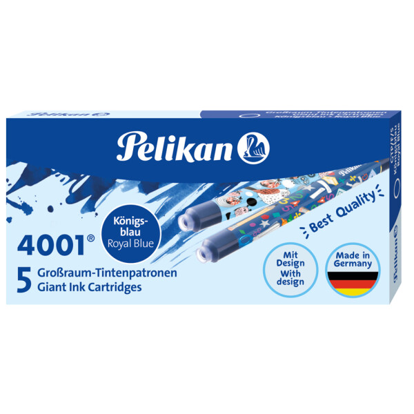 Pelikan Gro&szlig;raum-Tintenpatronen GTP F 5, k&ouml;nigsblau