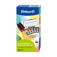 Pelikan Studien Aquarell-Malkasten 725 D 12, 12 Farben