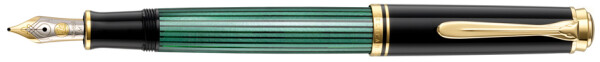 Pelikan Füllhalter "Souverän 600", schwarz grün, M