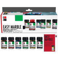 Marabu Marmorierfarbe "Easy Marble", Starter Set