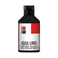 MARABU Aqua-Linoldruckfarbe, Schwarz 073, 250 ml