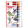 Marabu KiDS Window Color, 10er Set, farbig sortiert