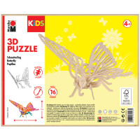 Marabu KiDS 3D Puzzle "Schmetterling", 16 Teile