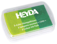 HEYDA Stempelkissen 3-Color, gelb orange rot