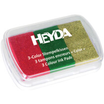 HEYDA Stempelkissen 3-Color, limone hellgrün...