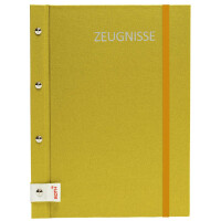 ROTH Zeugnismappe Metallium mit Buchschrauben, blau