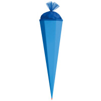 ROTH Bastelschultüte mit Verschluss, 850 mm, pazifikblau