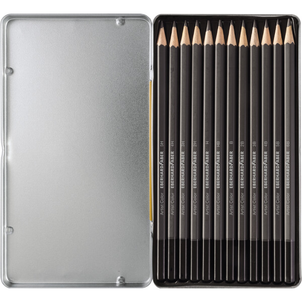 EBERHARD FABER Bleistift Artist Color, 12er Metalletui