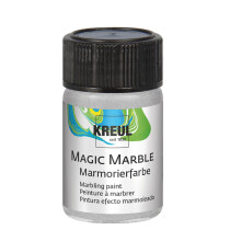 KREUL Marmorierfarbe "Magic Marble", silber, 20 ml