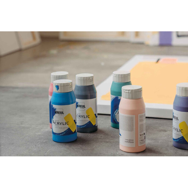 KREUL Acrylfarbe Triton Acrylic Liquid, gelbgr&uuml;n, 750 ml