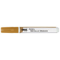 KREUL Acryl Metallic Marker Medium, Rundspitze, gold