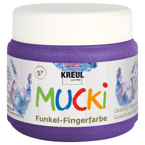 KREUL Funkel-Fingerfarbe "MUCKI", feenstaub-rosa, 150 ml