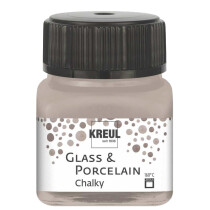 KREUL Glas- und Porzellanfarbe Chalky, Mild Mocca