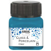 KREUL Glas- und Porzellanfarbe Clear, türkis, 20 ml