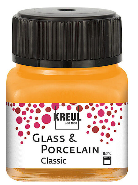 KREUL Glas- und Porzellanfarbe Classic, rosa, 20 ml