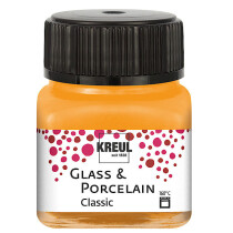 KREUL Glas- und Porzellanfarbe Classic, dunkelbraun, 20 ml