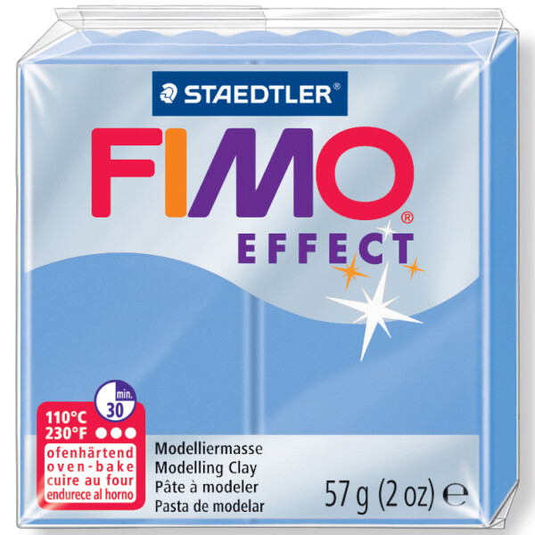 FIMO EFFECT Modelliermasse, ofenhärtend, blauachat, 57 g