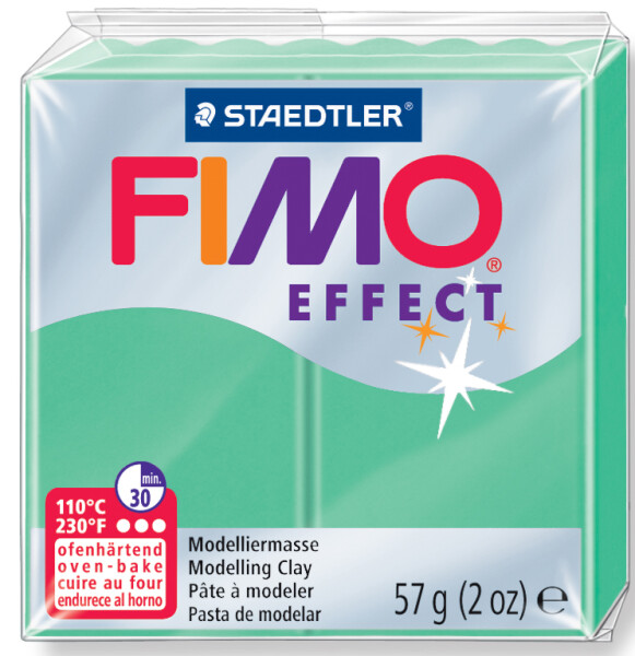 FIMO EFFECT Modelliermasse, ofenhärtend, jade, 57 g