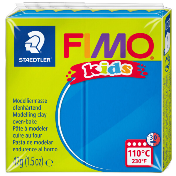 FIMO kids Modelliermasse, ofenhärtend, weiß, 42 g