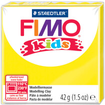 FIMO kids Modelliermasse, ofenhärtend, gelb, 42 g