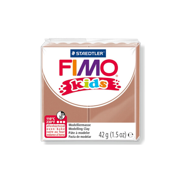 FIMO kids Modelliermasse, ofenhärtend, braun, 42 g