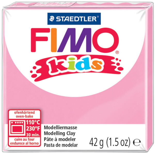 FIMO kids Modelliermasse, ofenhärtend, pink, 42 g