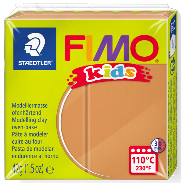 FIMO kids Modelliermasse, ofenhärtend, pearl-rosa, 42 g
