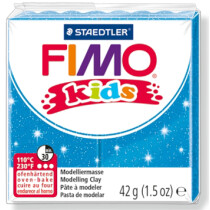 FIMO kids Modelliermasse, ofenhärtend, glitter-blau,...