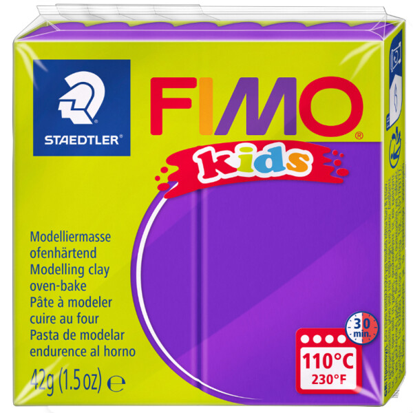 FIMO kids Modelliermasse, ofenh&auml;rtend, hellgrau, 42 g