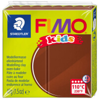 FIMO kids Modelliermasse, ofenhärtend, hellgrau, 42 g