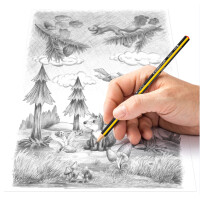 STAEDTLER Bleistift Noris, Härtegrad: HB, 72er...