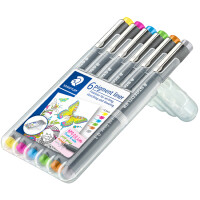 STAEDTLER Pigmentliner, Strichstärke: 0,5 mm, 6er Etui