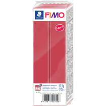 FIMO SOFT Modelliermasse, ofenhärtend, kirschrot, 454 g