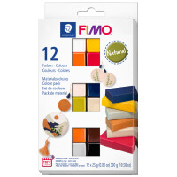FIMO SOFT Modelliermasse-Set "Basic", 12er Set
