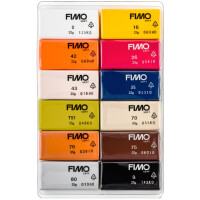 FIMO SOFT Modelliermasse-Set "Basic", 12er Set